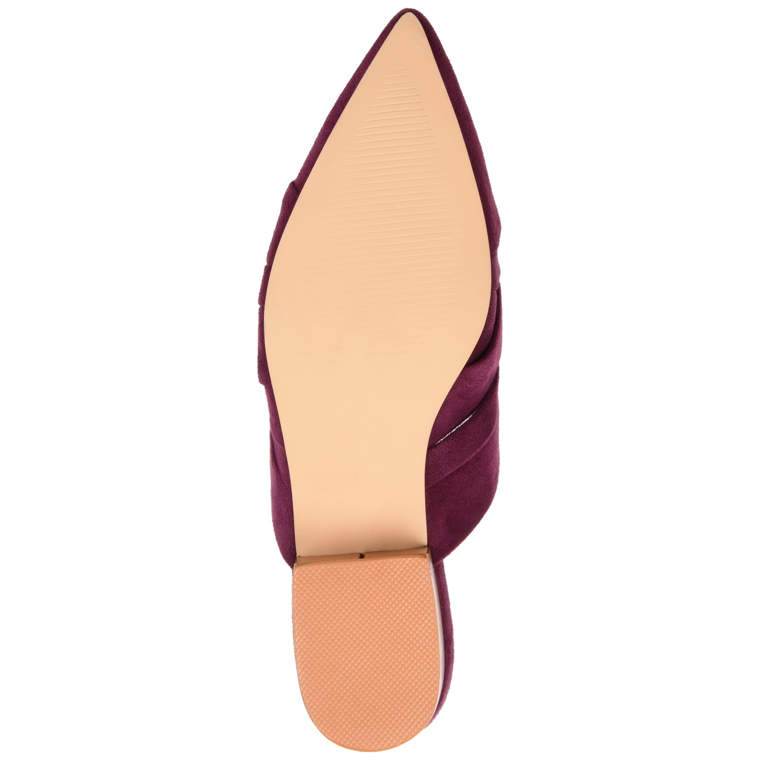 Journee Womens Kalida Slip On Pointed Toe Mules Flats