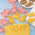 thumbnail image 4 of TIMIFIS Baking Molds 8-Piece Set of Dinosaur Tool DIY Household Three-Dimensional Pressing Flip Icing Baking Tool Kitchen Gadgets, 4 of 8