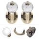 thumbnail image 2 of 2 ganchos de cortina de cristal de aleación de zinc, accesorios para cortinas del hogar (bronce), 2 of 5