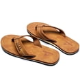 thumbnail image 2 of Sandalias tipo flip flop de cuero vegano para hombre Quickshark, talla 11, 2 of 7