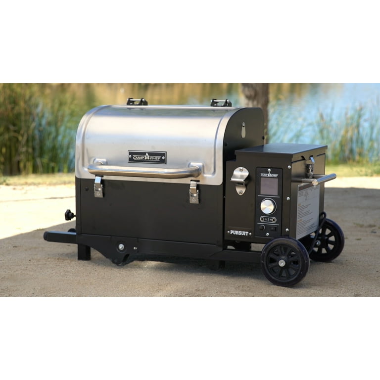 Camp Chef PPG20 Pursuit Portable Pellet Grill in Stainless Steel