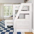 thumbnail image 6 of Modern Farmhouse Twin XL Over Queen Bunk Bed With Staircase, 6 of 7