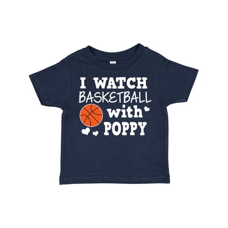 

Inktastic I Watch Basketball with Poppy Gift Toddler Boy Girl T-Shirt