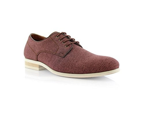 New Men's Eco Synthetic Modern Canvas Lace-Up Dress Shoes New Men's Eco Synthetic Modern Canvas Lace-Up Dress Shoes