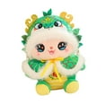 thumbnail image 3 of Muñeco de serpiente de peluche, creativo, cómodo y decorativo, para Año Nuevo. Verde, 3 of 9