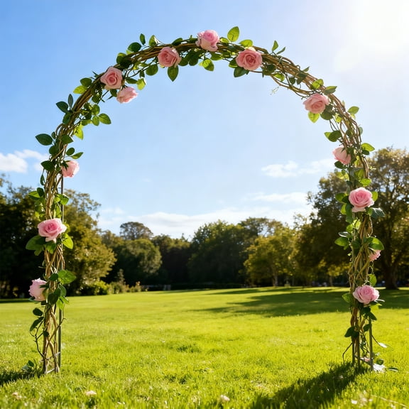 Valentines Table Decorations, 6.56ft Artificial Rose Garland for Stairs Railing, Mantel Garland Garland for Wedding Table, Valentines Decorations Indoor Outdoor(1pc)