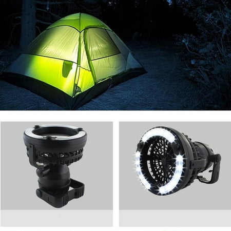 18 Led Portable Camping Lantern With, Battery Powered Outdoor Ceiling Fan