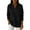 1# Black, variant on Women's Christmas Party Polo Collar Shiny Loose Sweater Top, Slimming Knit Sweater Dresses Pink 2XL
