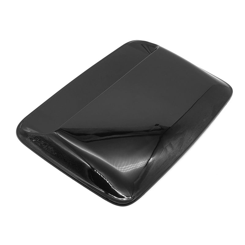 2X Car Universal Bright Black Hood Vent Air Outlet Cover for    Hood Scoop Air  Intake Vent Cover