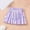 Purple, variant on Mgmyaa Toddler Rainbow Colorblock Skirt - Girls' Cotton Blend Pleated A-Line Play Skirt with Soft Elastic Waist 1-6 Years