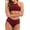 Red, variant on BONIXOOM Swimsuit Women Tankini Elastic Solid Bikinis Bikini Summer Swimwears on Clearance Green Size 10