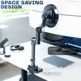 thumbnail image 5 of VIVO Black Heavy Duty Pneumatic Single Ultrawide Computer Monitor Arm Desk Mount, 5 of 8