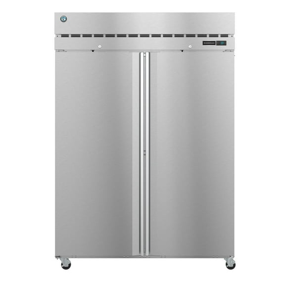 Hoshizaki F2A-FS Freezer, Two Section Upright, Full Stainless Doors with Lock