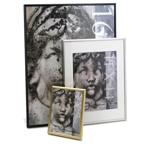 Tempo Picture Frame, Siver, 5" x 7" Frame/None Mat
