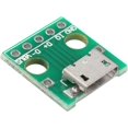 thumbnail image 4 of Haljia Adaptateur Micro Usb vers Dip Connecteur Femelle 5 Broches Type B Pcb Convertisseur Module Carte (4 Pcs), 4 of 5