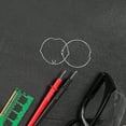 thumbnail image 4 of 12pcs Manganese Steel Lamp Holder Fixing Ring Universal Recessed Lighting Spring Clips Metal Light Spring Clips for MR16 Bulb Retaining, 4 of 8