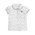 thumbnail image 3 of YTDSCS Kids Toddler Girls Summer Cotton T-Shirt 2-7 Years Button down Collar Breathable Shirt Baby Short Sleeve Lapel Tops Tees for Girls, 3 of 9