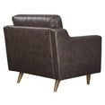 thumbnail image 6 of Modway Impart Genuine Leather Armchair in Brown, 6 of 8