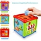 thumbnail image 3 of Cubo de actividades para bebés de 1 a 2 años, centro de actividades multifuncional 6 en 1, juguetes musicales educativos preescolares para niños y niñas, regalo de Navidad., 3 of 5