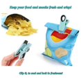 thumbnail image 2 of Bag Clips with Magnets - Food Clips, Chip Clips, Sealing Clips, Food Storage Bag Clips, Snack Bags and Food Bags, 2 of 5