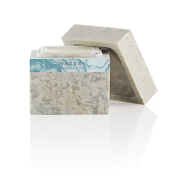 Bálsamo reparador reafirmante Zents Concrete y perfume sólido (fragancia de agua) | Manteca de karité hidratante y aceite de coco para la piel | 1,25 onzas líquidas