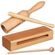 thumbnail image 1 of 2 juegos de bloques de madera de un solo tono y tubos de percusión manuales con baquetas de madera. Instrumentos de percusión educativos para escuelas., 1 of 8