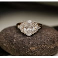 thumbnail image 4 of vylahjewellery Luxury 10K Vermeil Yellow Gold Mother's Day Ring Brilliant Oval Diamond Wedding Anniversary Ring Moissanite Promise Engagement Handmade Jewelry, 4 of 6