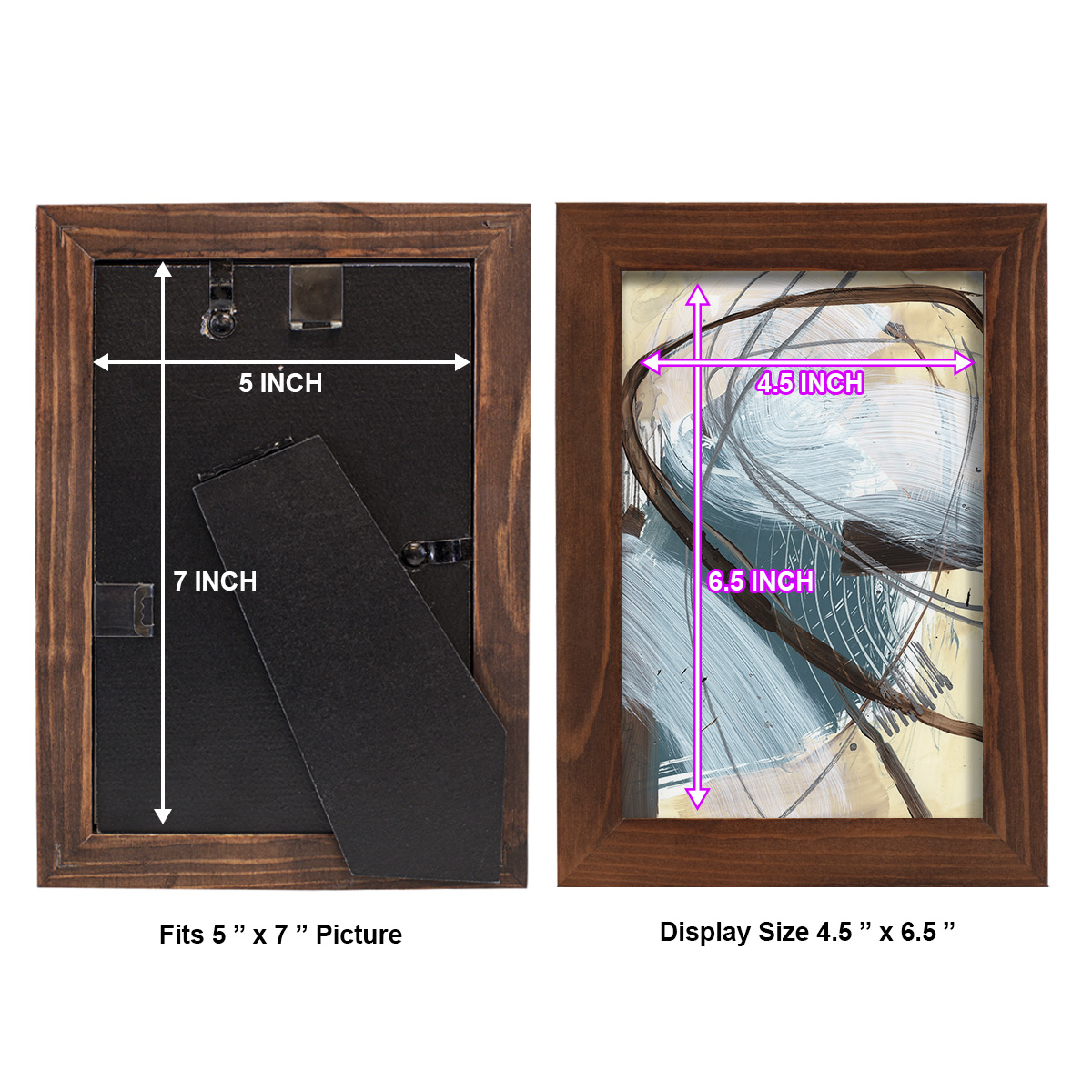 Winding Around II - Framed Print w/glass - Chestnut
