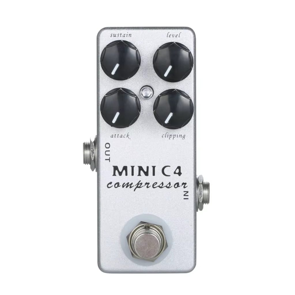 Guitar Effects Pedal 4 Modes Effector Compact Compressor Guitar Effect Pedal for Effects Processors Tremolo Sound Mixer