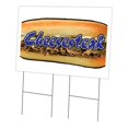 thumbnail image 1 of SignMission Cheesestake C-2436-DS- 24 x 36 Po Cheesestake Yard Signe et Pieu, 1 of 1