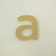 thumbnail image 3 of Package of 1, 10 Inch X 1/2" Thickness MDF Letter a in The Gotham Rounded Font, Thick, Lower Case for Art & Craft Project, Made in USA, 3 of 4