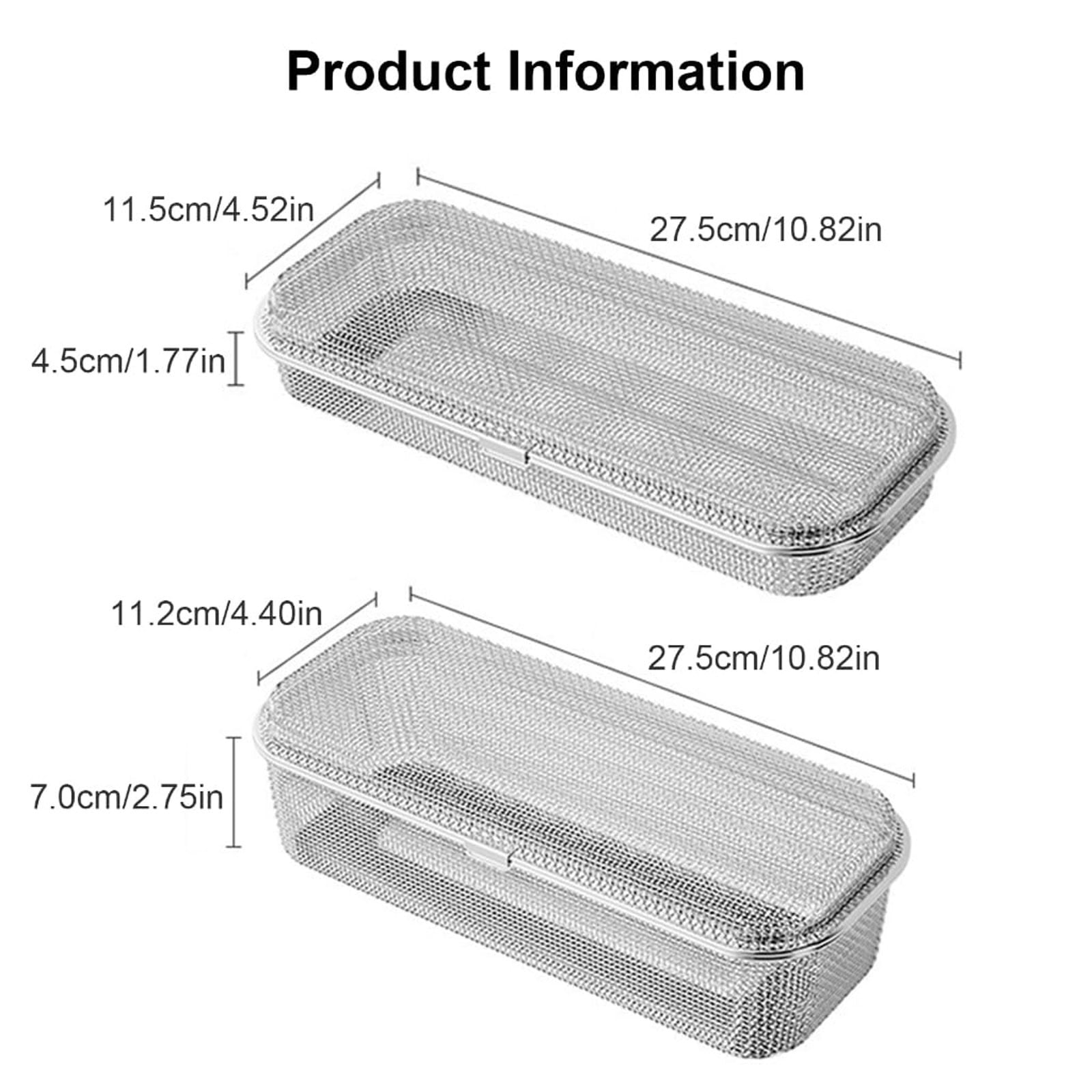 Stainless Steel Utensil Ba Sket For Kitchen Dishwasher Sa Fe Drying Rack For Spoons And Chopsticks Cutlery Holder