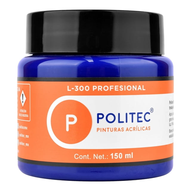 Pintura Acrílica Linea 300 Profesional 150Ml Politec multicolor