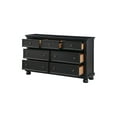 thumbnail image 5 of Dejon Black Sand-through Finish Bedroom Set, 5 of 19