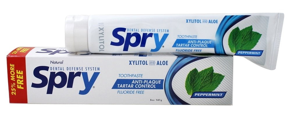 Xlear - Dentifrice Anti-Plaque Contrôle du Tartre Menthe Poivrée - 5 oz. Sans Fluor