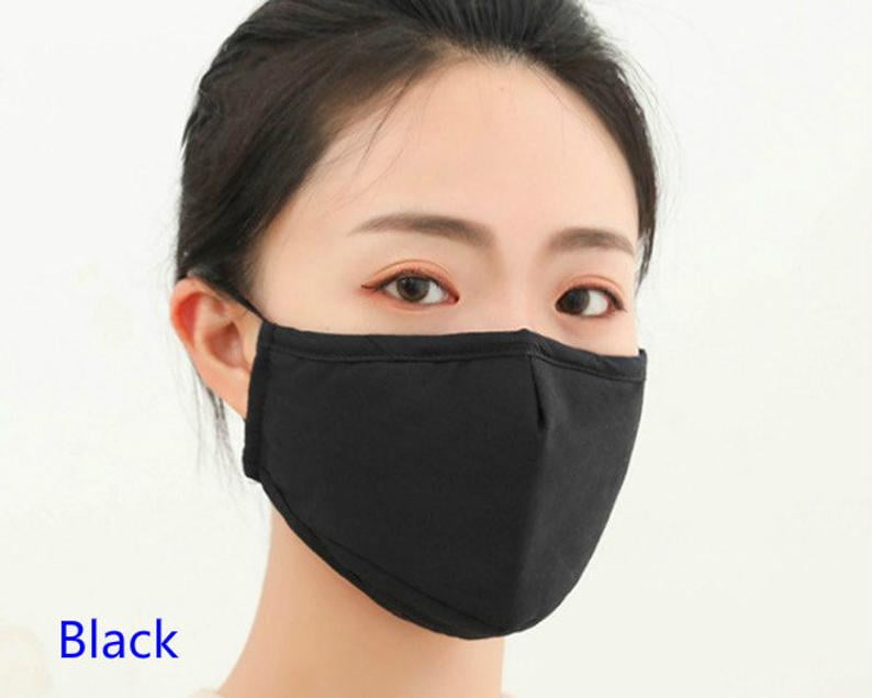 Reusable Face Màsc/Cotton Face Macks/Dustproof Outdoor Face Bandanas with Eyes Shield 2PCS Replaceable Filters