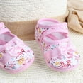 thumbnail image 6 of Baby Girls Flowers Bow Toddler Shoes Spring Autumn Children Footwear First Walkers Size 4-6, 6 of 6