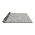 thumbnail image 2 of Ahgly Company Indoor Round Solid Gray Modern Area Rugs, 6' Round, 2 of 4
