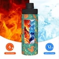thumbnail image 5 of Lsque Fall Forest Squirrel Pattern Water Bottle,18oz Sports Insulated Kettle for Cycling Gym Basketball Outdoor, Suitable as a Present, 5 of 7