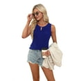 thumbnail image 3 of Womens Sleeveless Tank Top Blue XL, 3 of 7