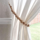 thumbnail image 2 of 8 piezas de alzapaños para cortinas, alzapaños de madera natural, tratamiento de ventanas, guirnalda de estilo rústico, accesorios de decoración boho, 2 of 8