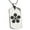 Silver, variant on Stainless Steel Maeda Samurai Crest Engraved Dog Tag Pendant Necklace