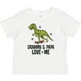 thumbnail image 3 of Inktastic Grammy and Papa Love Me Dinosaur Grandson Boys Baby T-Shirt, 3 of 5