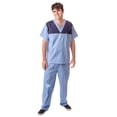 thumbnail image 3 of Men's Designer 2 Tone Contrast Medical Scrubs, 3 of 5
