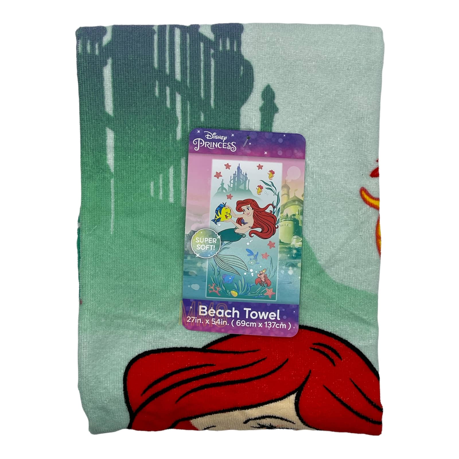 Little Mermaid Ariel Sunkissed 27"x54" Microfiber Kids Bath Beach Towel