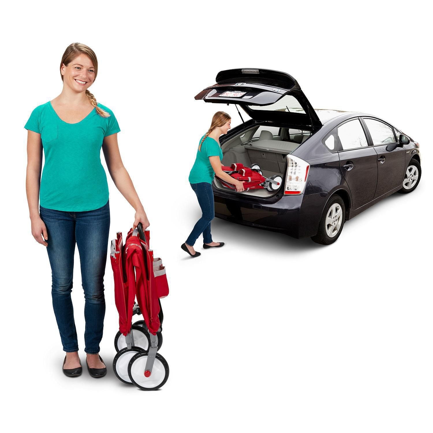 Radio Flyer 3-in-1 EZ Fold Wagon® with Canopy