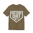 thumbnail image 3 of Rub Some Dirt On It Funny Baseball Mom Unisex Jersey Short Sleeve Tee, 3 of 4