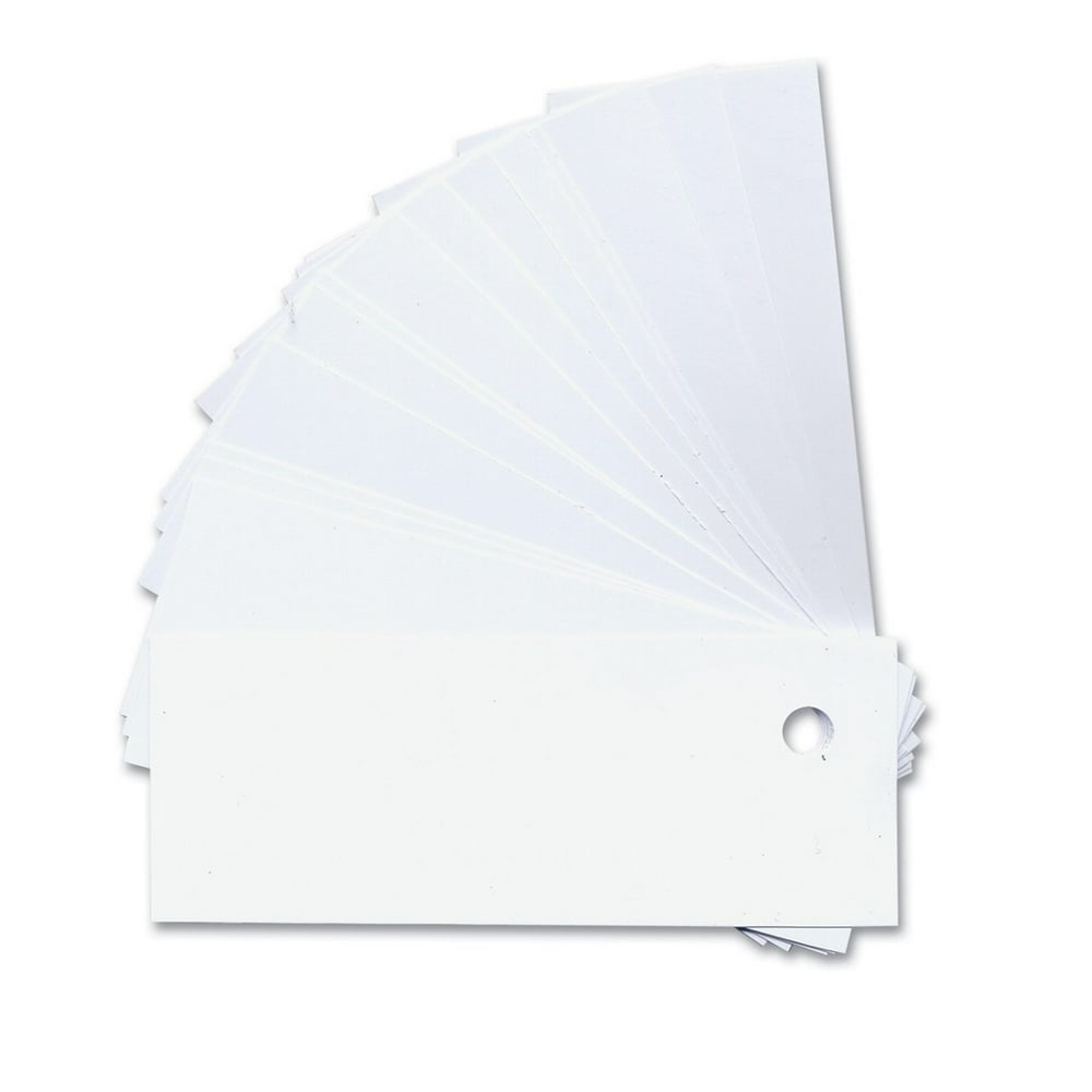 White Plastic Labeling Tags with Holes- 50-Pk - Walmart.com - Walmart.com