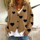 thumbnail image 1 of Puntoco Chaqueta Informal Con Botones Y Estampado De Moda Para Mujer, 1 of 4