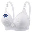 thumbnail image 3 of SROBPTY Plus Size Bras for Women, Womens Everyday Bras, Women Wireless Push Up Breathable T Shirt Comfortable Everyday Bras White,XL, 3 of 5